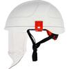 Safety helmet White with visor